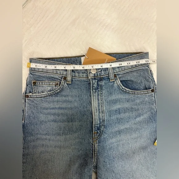 Reformation Jeans Liza High Rise Straight Jeans Size 25 NWT - Picture 10 of 14